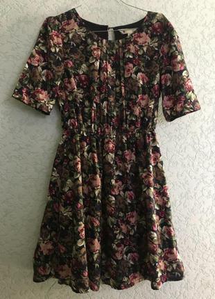 Yumi цветочное платье1 фото