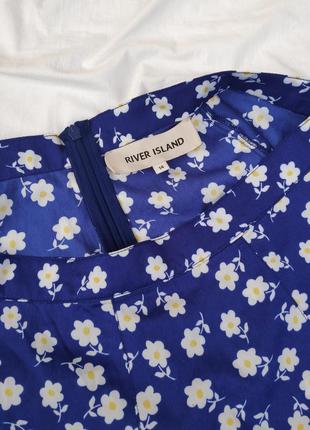 Цветочная юбка ✨ river island ✨ мини-юбка в цветочный принт4 фото