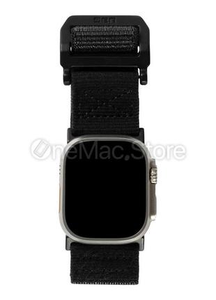 Ремінець uag active для apple watch ultra 49 mm (чорний графіт)2 фото