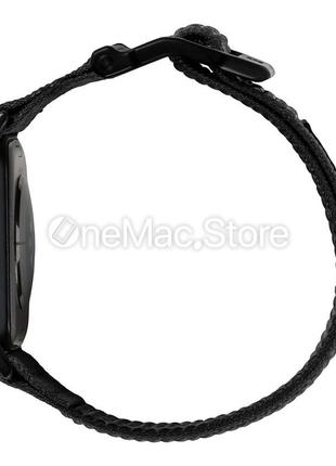 Ремінець uag active для apple watch ultra 49 mm (чорний графіт)4 фото