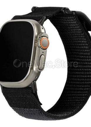 Ремінець uag active для apple watch ultra 49 mm (чорний графіт)3 фото