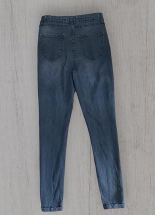 My story kook женские джинсы джинсовые туречки качественные брюки на пуговицах графит серые темно зауженные с высокой посадкой2 фото
