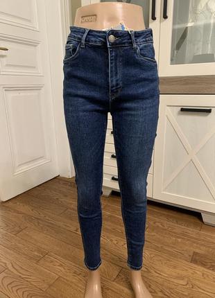 M’sara облегающие джинсы скинни зауженные женские синие3 фото