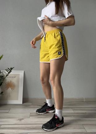 Шорти жіночі короткі kappa  спортивні каппа нейлон нейлонові шорти з лампасами4 фото