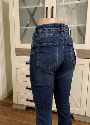 Скинни женские облегающие джинсы зауженные4 фото