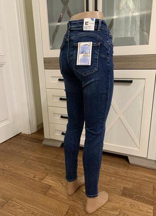 Скинни женские облегающие джинсы зауженные8 фото