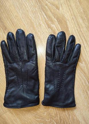 Кожаные перчатки leather man
