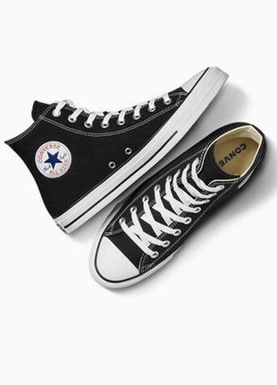 Оригінал! стильні високі кеди converse chuck taylor all star m9160c black white original