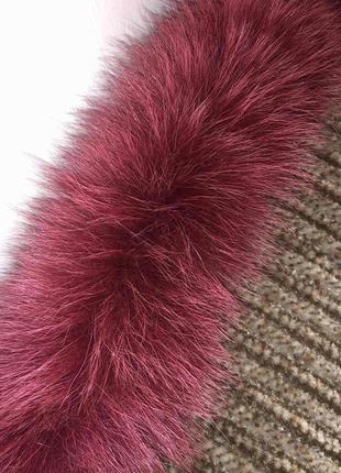 Воротник. шарф. песец