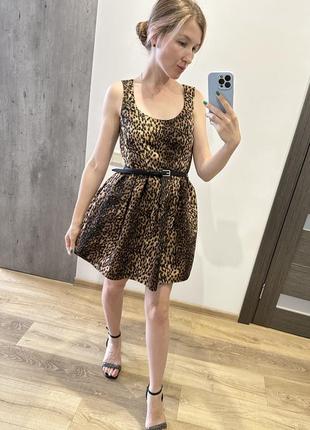 Сукня леопардовый принт1 фото