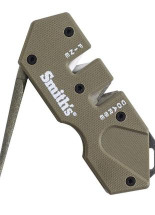 Профессиональное точило для ножей smith's pp1 mini tactical алмазный стержень койот