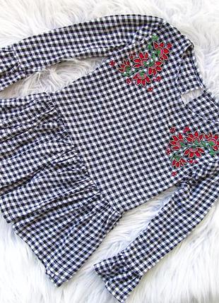 Качественная и стильная блузка рубашка кофта dunnes