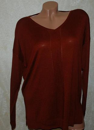 Кофточка бренда george / карминно - красного цвета/ свободный крой/