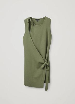 Cos вʼязаний кардиган безрукавка хакі