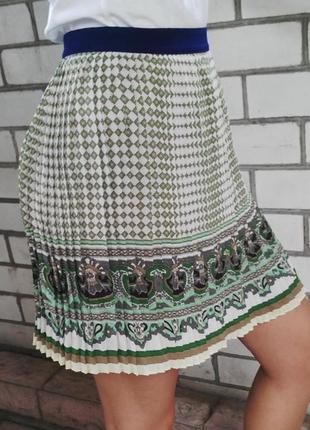 Очень красивая юбка-плиссе от zara,в этно,восточный принт