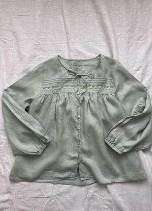 Блуза из льна