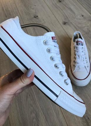 Кеды белые converse (оригинал) р. 38