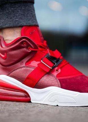 Крутые кроссовки nike air max 270 red bordo, мужские осенние, весенние, демисезон