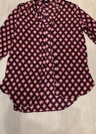 Подовжена сорочка, блуза, стильний принт