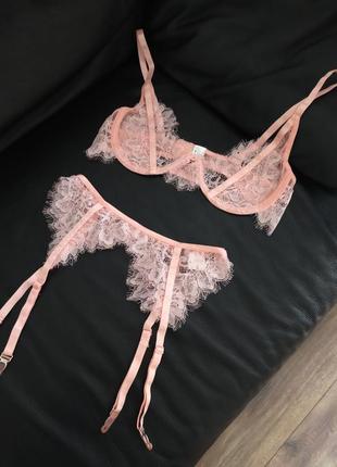 Love&other things underwire bra кружевное белье