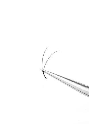 2d-d-007-12mm по 500 шт. пучковые ресницы для наращивания santalucia