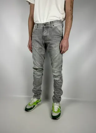 G-star raw 5620 3d zip knee super slim jeans pants1 фото