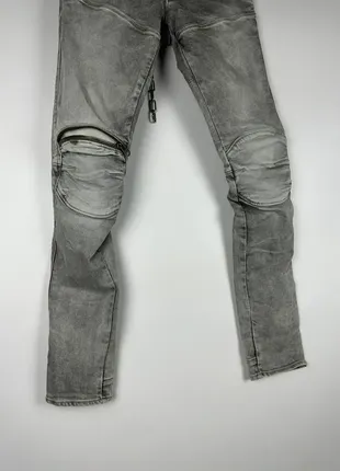 G-star raw 5620 3d zip knee super slim jeans pants5 фото