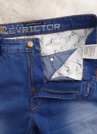 Мужские джинсовые шорты, шорты с манжетами8 фото