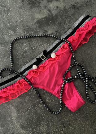 Стрінги, трусики , бікіні з рюшами