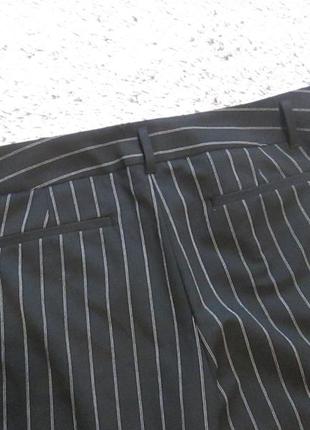 Брюки, штаны черные в белую полоску marisa trouser9 фото