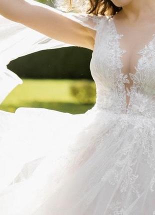 Свадебное платье бренд “lanesta” модель capri, италия 🇮🇹6 фото