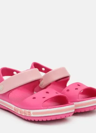 Рожеві босоніжки сандалі crocs, p. 8/259 фото