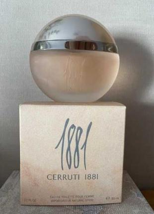 Туалетна вода cerruti 1881 pour femme 50 мл