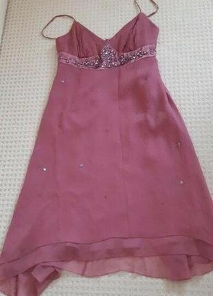 Плаття шовкове сукня міді