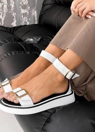 💣босоніжки . 💯натуральна шкіра.‼️