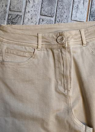 Укороченные джинсы-кюллоты! р.50-54!!4 фото