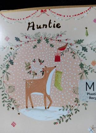 Вітальна листівка з різдвом христовим для тітки6 фото