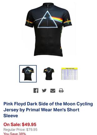 Чоловічий велосипедний комплект джерсі футболка та трико m (46-48) pink fl10 фото