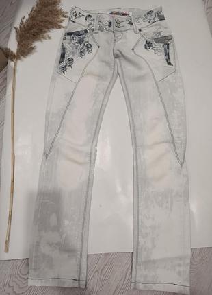Эксклюзивные коттоновые джинсы тонкие слим6 фото