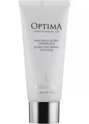 Маска против морщин тройного действия keenwell optima global anti-wrinkle face mask 60 мл