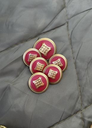 Пуговицы металлические на пиджак, жакет, пальто