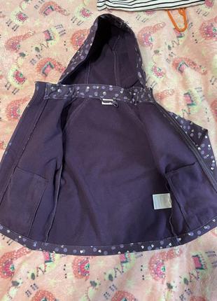 Детская демисезонная куртка softshell для девочки3 фото