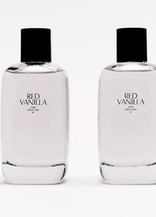 Женсий набор ароматов zara red vanilla eau de toilette 2x180ml / 6.09 oz