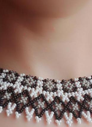 Гердан силянка, прикраса з бісеру