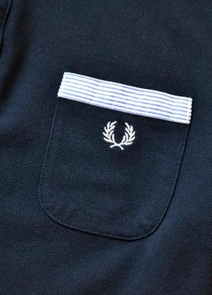 Футболка поло fred perry woven trim7 фото