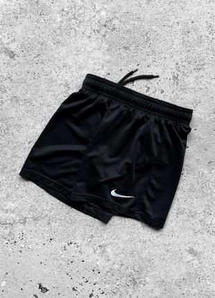 Nike dri-fit kids black sport shorts made in egypt детские, спортивные шорты