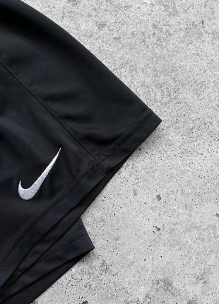 Nike dri-fit kids black sport shorts made in egypt детские, спортивные шорты4 фото