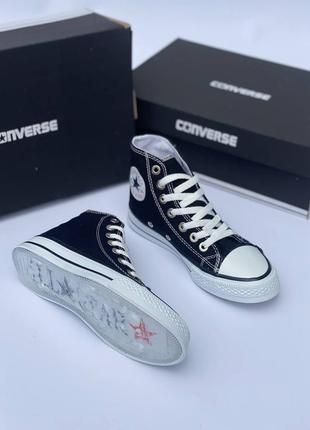 Кросівки жіночі converse чорні конверси