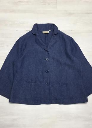 Adini linen premium фирменный льняной женский жакет пиджак типа marks & spencer