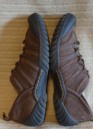 Мягкие стильные кожаные кроссовки шоколадного цвета go soft германия 36 р.7 фото